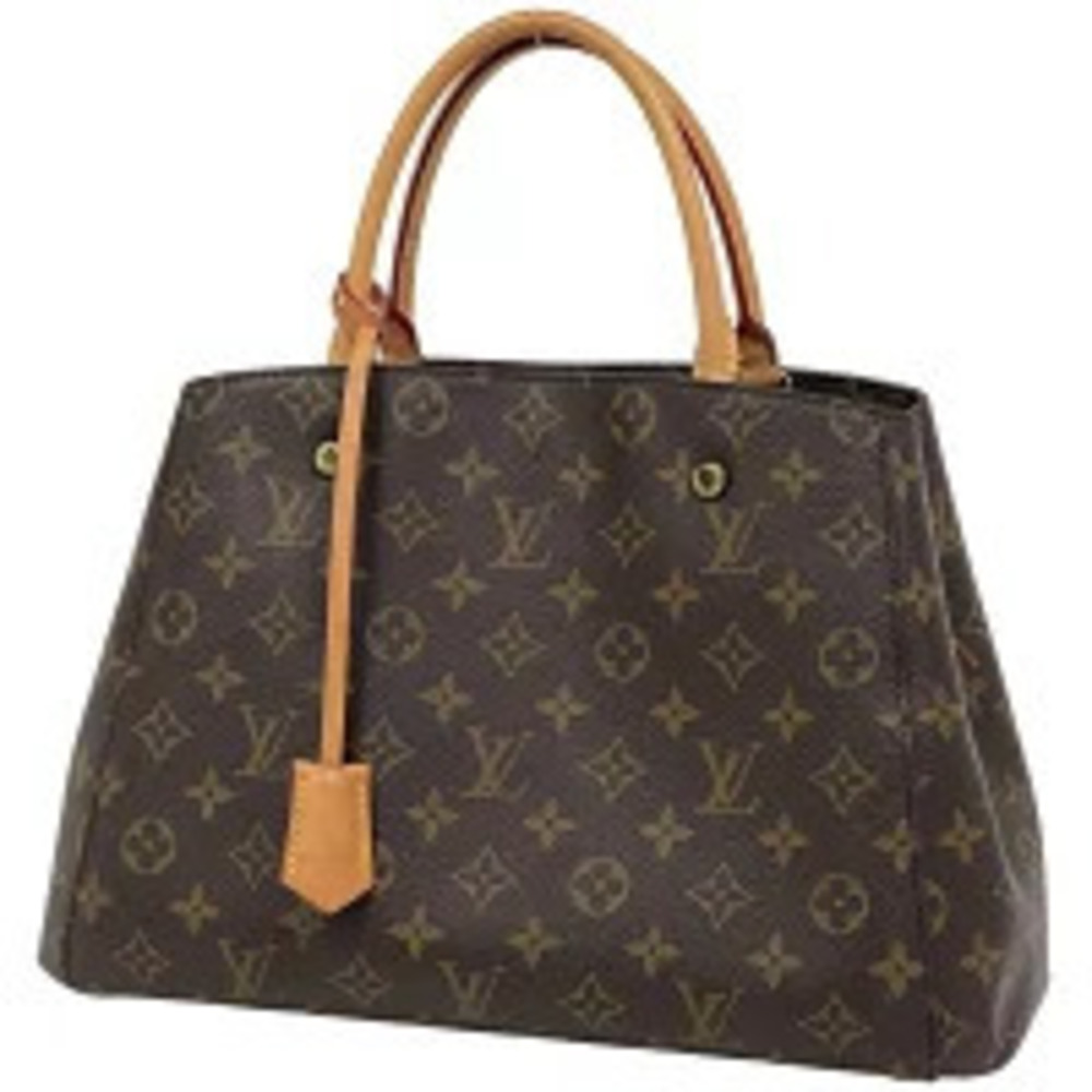 Louis Vuitton Montaigne Shoulder Bag 2way Handbag Monogram Brown